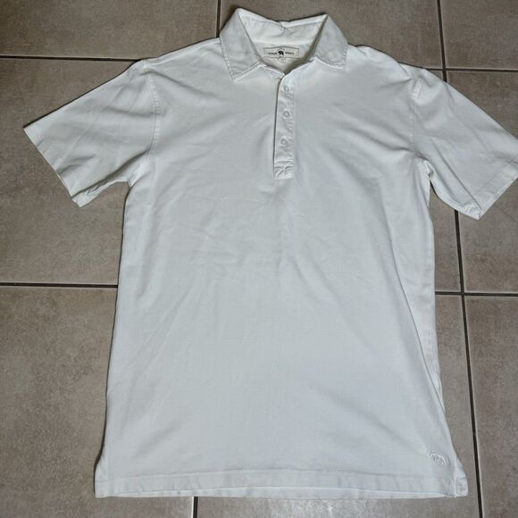 NICE Onward Reserve Performance Men's Medium White Golf Cotton Polo Shirt - Picture 1 of 7